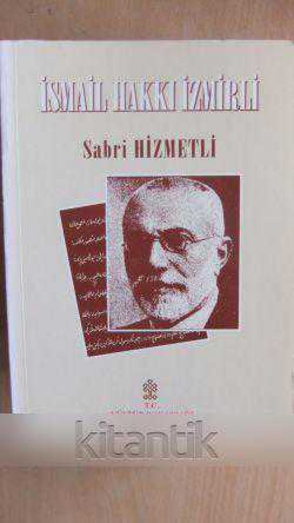 İSMAİL HAKKI İZMİRLİ  ( 1868 - 1946 ) ürün görseli 1