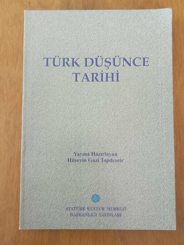 TÜRK DÜŞÜNCE TARİHİ