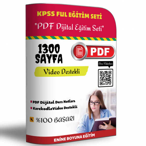 KPSS FUL PDF Eğitim Seti (1300 Sayfa)