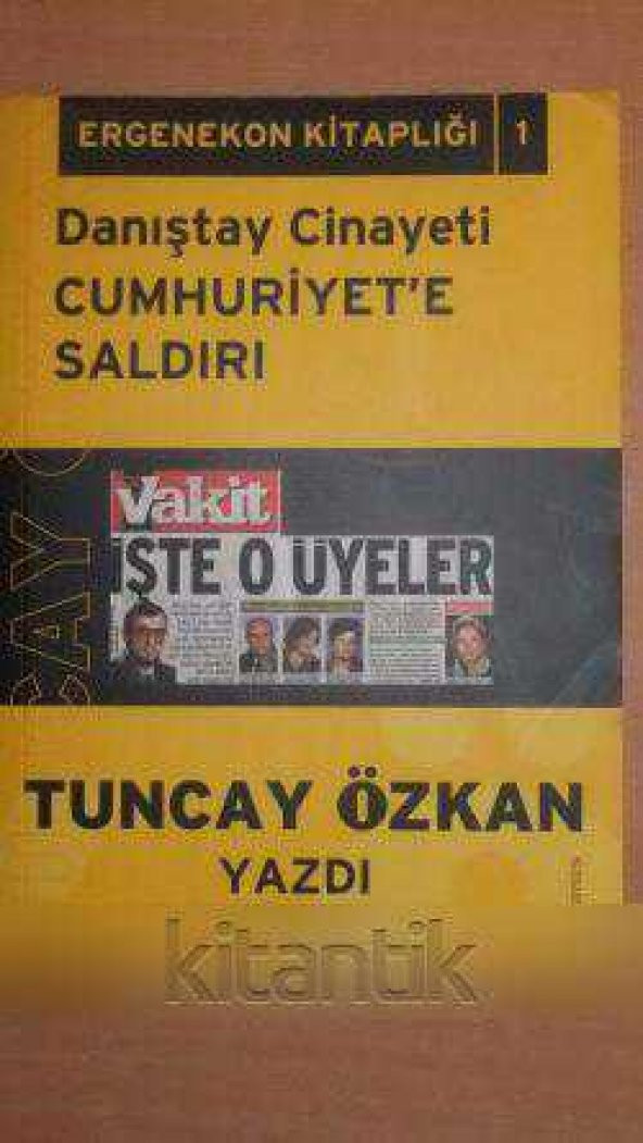 DANIŞTAY CİNAYETİ CUMHURİYET'E SALDIRI ürün görseli 1