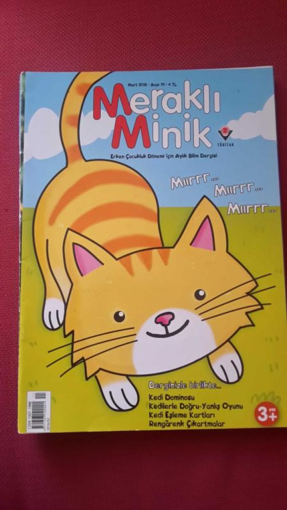 MERAKLI MİNİK / ERKEN ÇOCUKLUK DÖNEMİ İÇİN AYLIK BİLİM DERGİSİ /  MART   2016 * SAYI: 111
