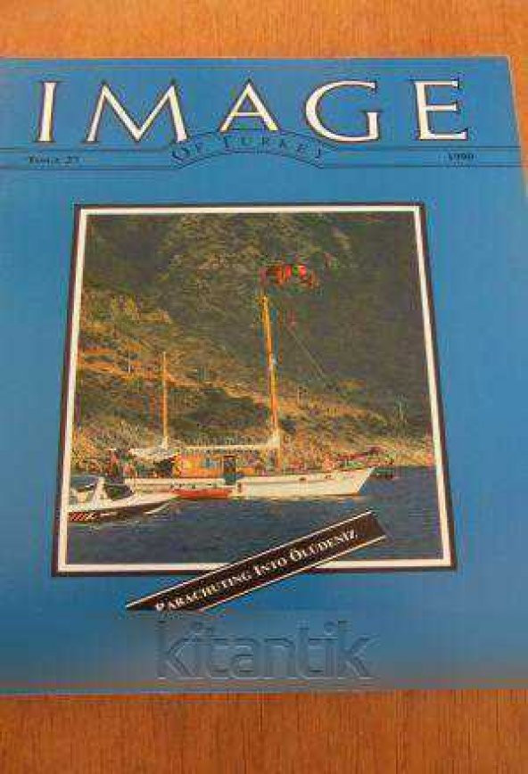 IMAGE  OF TÜRKİYE  * ISSUE  27  *  1990  /   PARACHUTING INTO  ÖLÜDENİZ