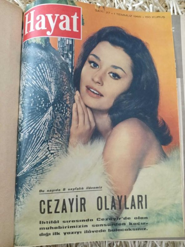 HAYAT HAFTALIK MECMUA 1965   /    Sayı: 27 ( 1  TEMMUZ  1965 ) SAYI:52     ( 23  ARALIK  1965  )   SIRALI  26   Mecmua  * TÜM EKLERİ İÇLERİNDEDİR.