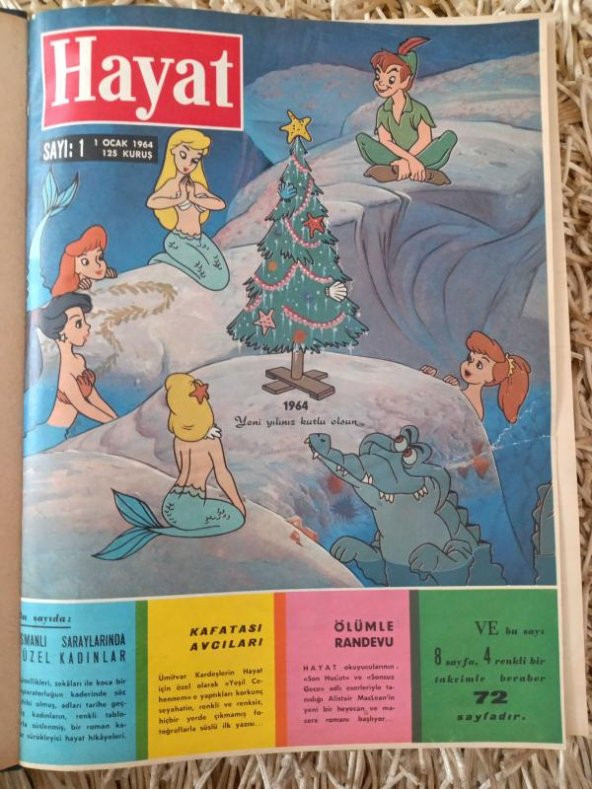 HAYAT HAFTALIK MECMUA 1964   /    Sayı: 1 ( 1  OCAK  1964 ) SAYI: 26    ( 18  HAZİRAN  1964  )   SIRALI  26   Mecmua  * TÜM EKLERİ İÇLERİNDEDİR.