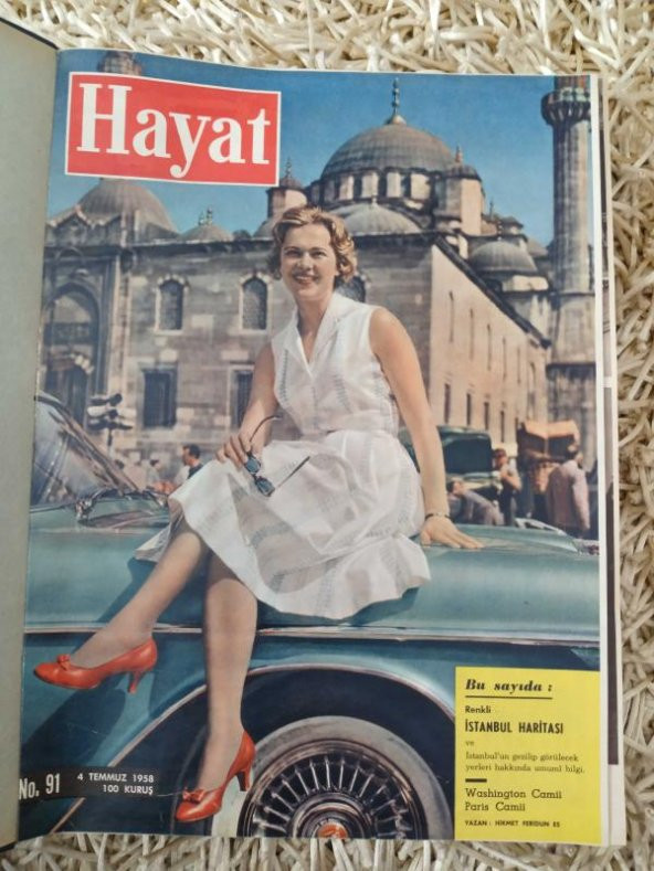 HAYAT HAFTALIK MECMUA 1958 / Sayı: 91  ( 4  TEMMUZ   1958 )  SAYI: 116   ( 26  ARALIK 1958 ) SIRALI   26   Mecmua * TÜM EKLERİ İÇLERİNDEDİR. ürün görseli