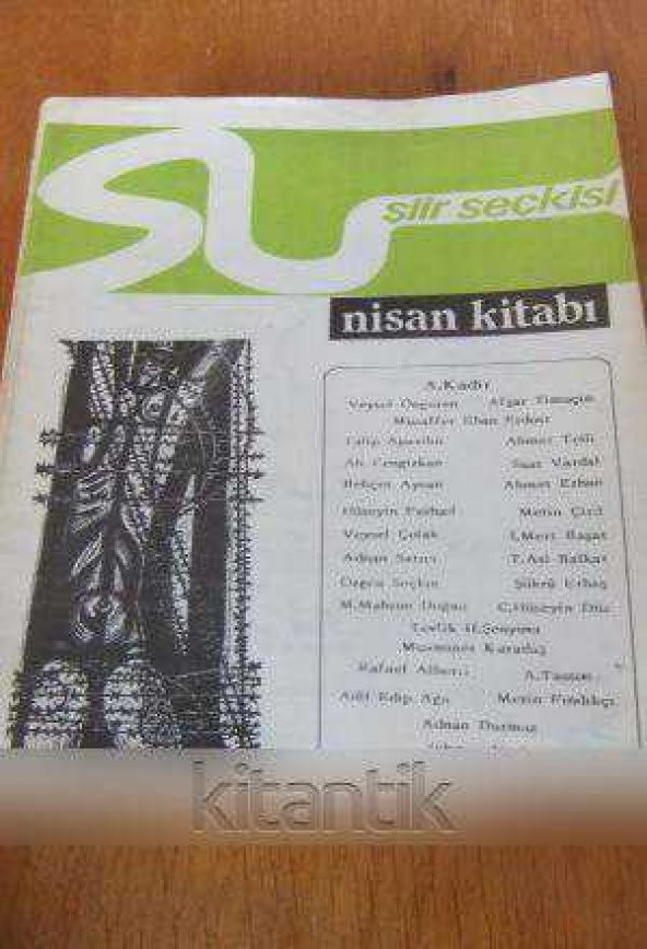 SU  Şiir Seçkisi  / Nisan Kitabı