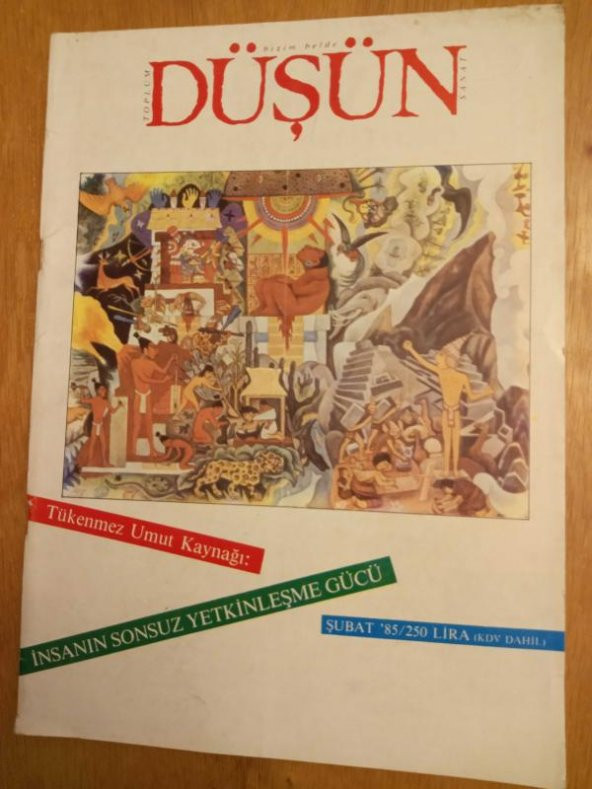 Bizim Belde Toplum Sanat DÜŞÜN    * ŞUBAT1985  *  SAYI: 11   / TÜKENMEZ UMUT KAYNAĞI: İNSANIN SONSUZ YETKİNLEŞME GÜCÜ  *AÇLIK YAZGI MI?