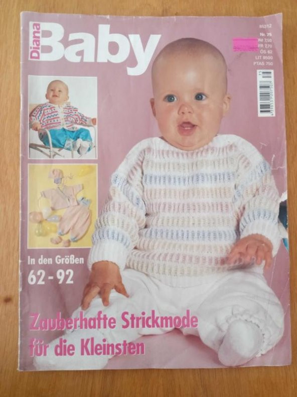 Diana    Baby   * Nr.75  * 2000  /  In den GröBen  62 - 92  *  Zauberhafte Strickmode für die Kleinsten
