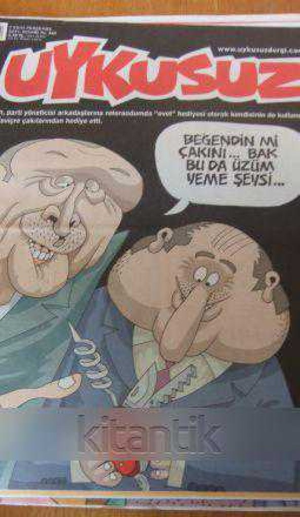 UYKUSUZ  / 7  Ekim  Perşembe  *  Sayı:2010/41  *  No: 162 ürün görseli