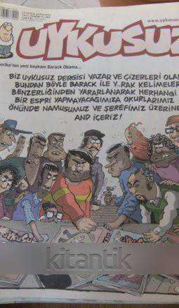 UYKUSUZ  /  12  KASIM  ÇARŞAMBA *  Sayı:2008/46  *  No: 063