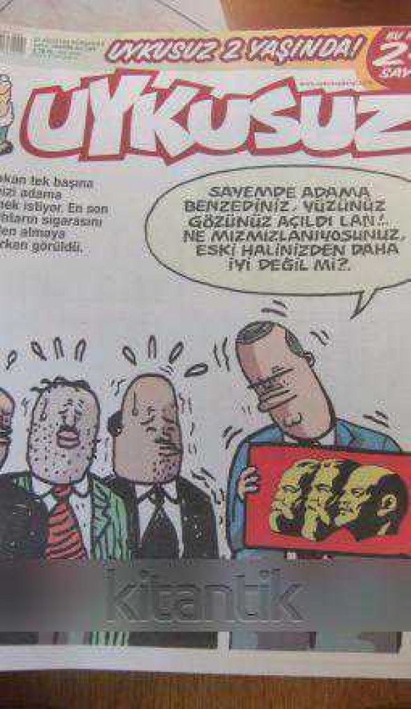UYKUSUZ  /  27  AĞUSTOS  Perşembe  *  Sayı:2009/35  *  No: 104