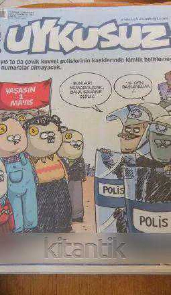 UYKUSUZ  /  29  NİSAN   Çarşamba  *  Sayı:2009/18 *  No: 087