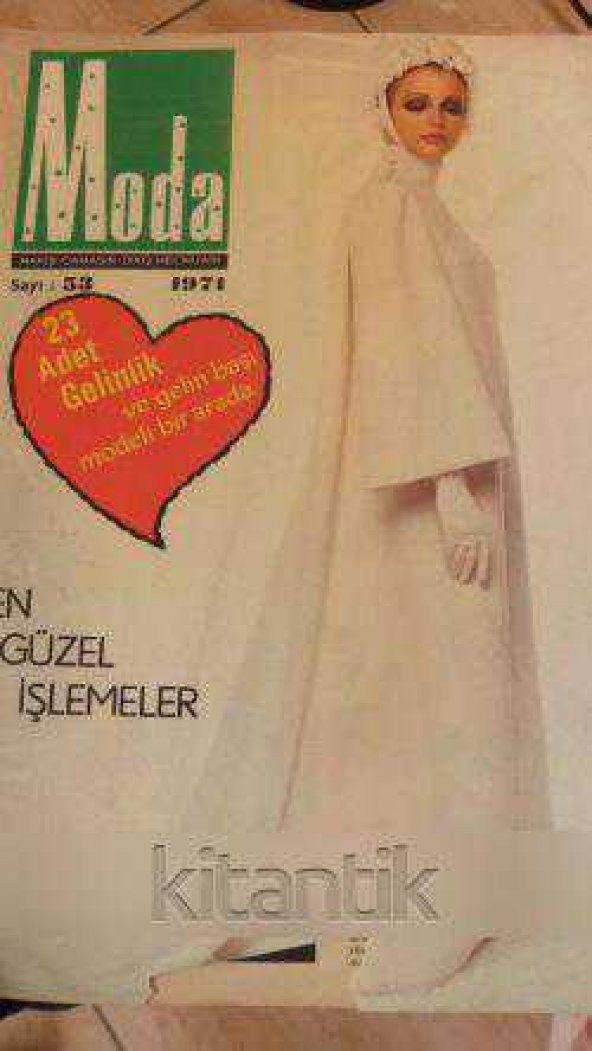 MODA  Nakış-Çamaşır-   Dikiş  Mecmuası  *  Sayı: 53    *  1971