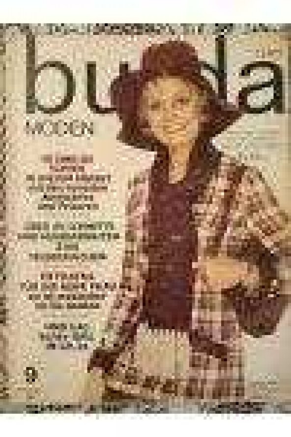 BURDA MODEN   ( Türkçe İzahlı Burda  Mecmua  ) 9 SEPTEMBER  1969   /   2   Patronlu Pafta   + 1  Türkçe İzahlı Anahtar  + 1 Almanca  İzahlı Anahtar