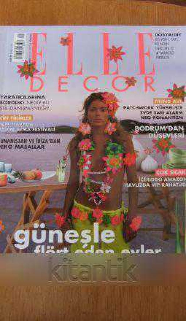 ELLE  DECOR    *   güneşle flört eden evler - AĞUSTOS  2007