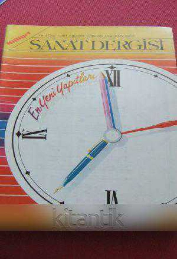 MİLLİYET SANAT DERGİSİ  *  Yeni Dizi 125  /  1 AĞUSTOS 1985 / EN YENİ YAPITLARI
