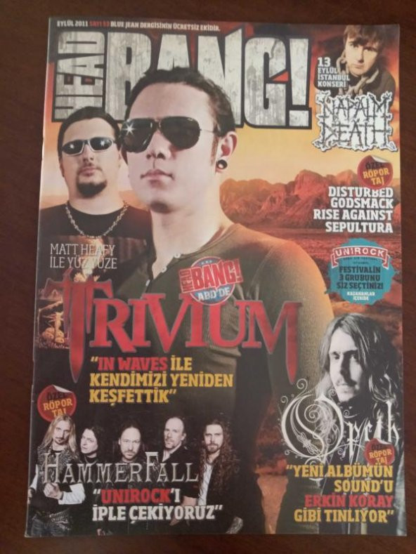 HEAD BANG - EYLÜL 2011 - SAYI:53 - BLUE JEAN DERGİSİNİN ÜCRETSİZ EKİDİR