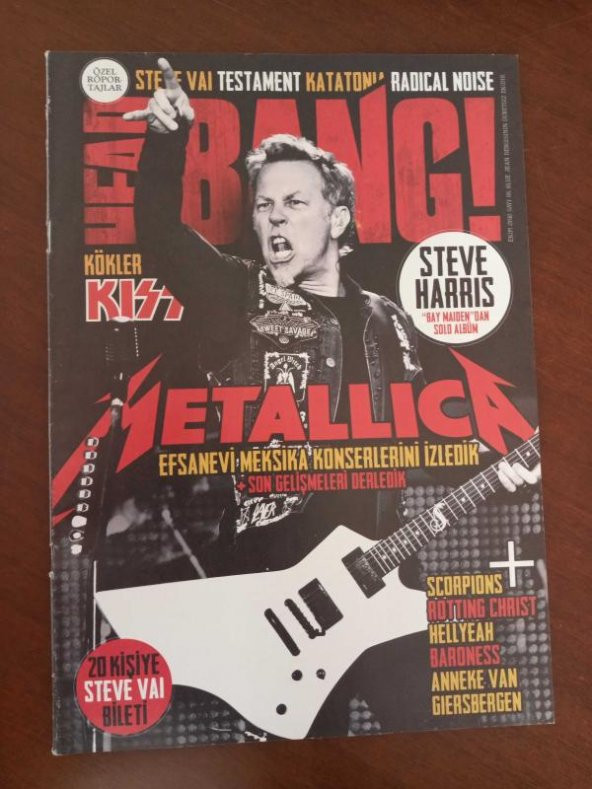 HEAD BANG SAYI: 66  * 2012 / METALLICA * STEVE HARRIS '' BAY MAIDEN '' DAN SOLO ALBÜM * ROTTING CHRIST SÜRPRİZ DOĞUM GÜNÜ HEDİYESİ - 1
