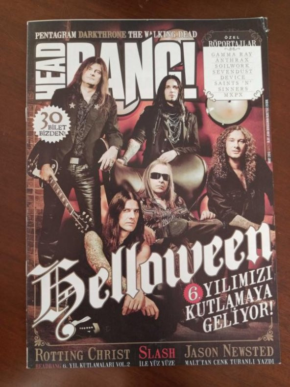 HEAD BANG SAYI 71 2013 - GRAMMY'LİN METAL KATEGORİSİNDE BU SENE EZBERLER BOZULDU