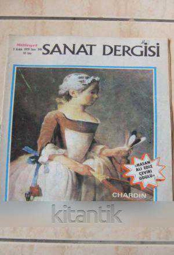 MİLLİYET SANAT DERGİSİ  /   3 ARALIK  1979 * Sayı: 346  / CHARDIN