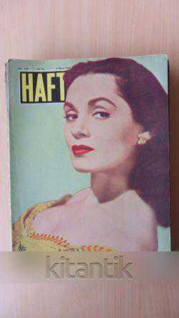 HAFTA *  Sayı:136/ Cilt:6/ 7 Mayıs 1952 * Memleket ve dünya hadiselerini takip eder;haftanın en seçme yazı ve resimlerini verir siyasi mecmua ürün görseli