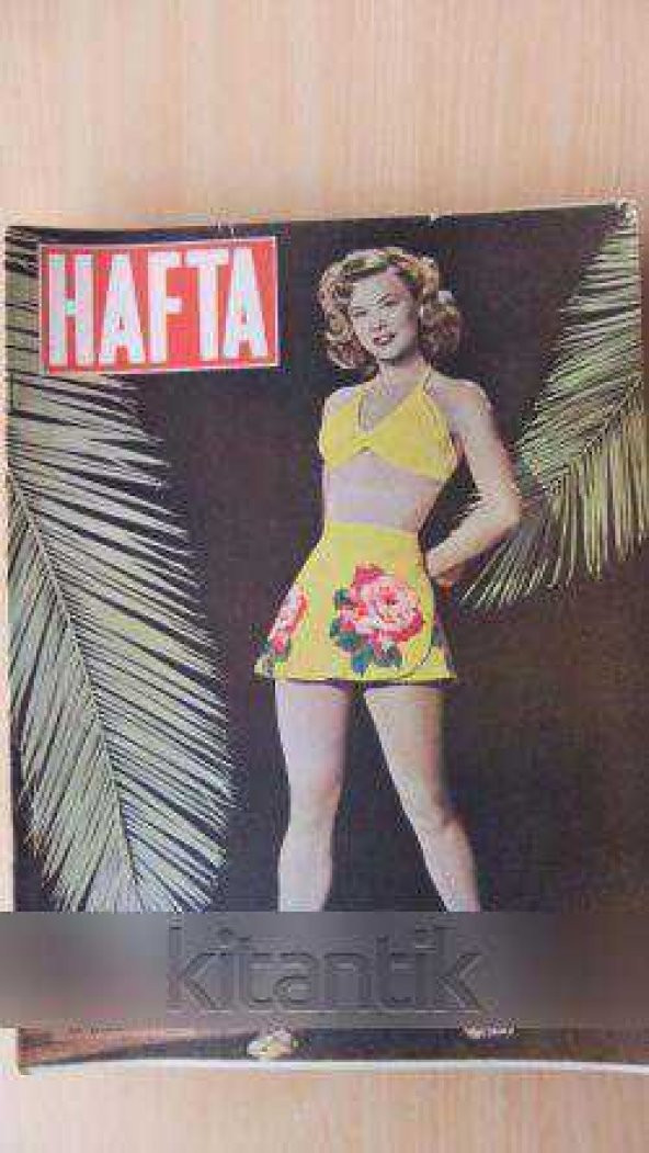 HAFTA *  Sayı:90/ Cilt:4/ 15 Haziran 1951 * Memleket ve dünya hadiselerini takip eder;haftanın en seçme yazı ve resimlerini verir siyasi mecmua