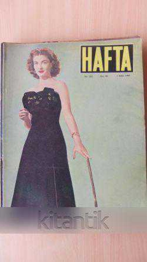 HAFTA *  Sayı:123/ Cilt:5/ 1 Şubat 1952 * Memleket ve dünya hadiselerini takip eder;haftanın en seçme yazı ve resimlerini verir siyasi mecmua