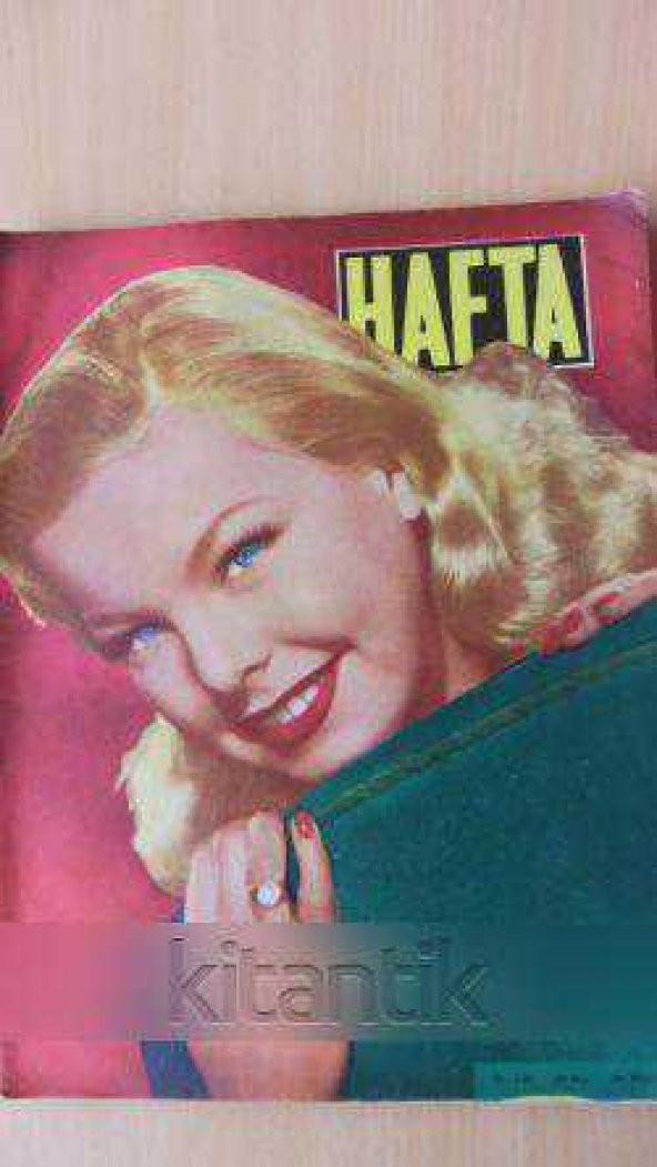 HAFTA *  Sayı:140/ Cilt:6/ 30 Mayıs 1952 * Memleket ve dünya hadiselerini takip eder;haftanın en seçme yazı ve resimlerini verir siyasi mecmua