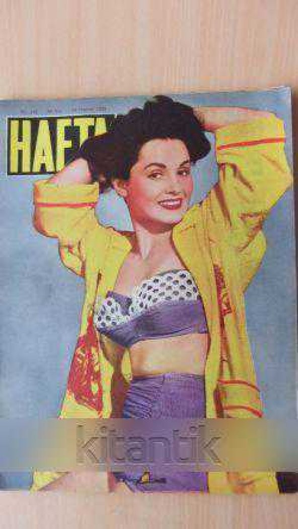 HAFTA *  Sayı:143/ Cilt:6/ 20  HAZİRAN 1952 * Memleket ve dünya hadiselerini takip eder;haftanın en seçme yazı ve resimlerini verir siyasi mecmua
