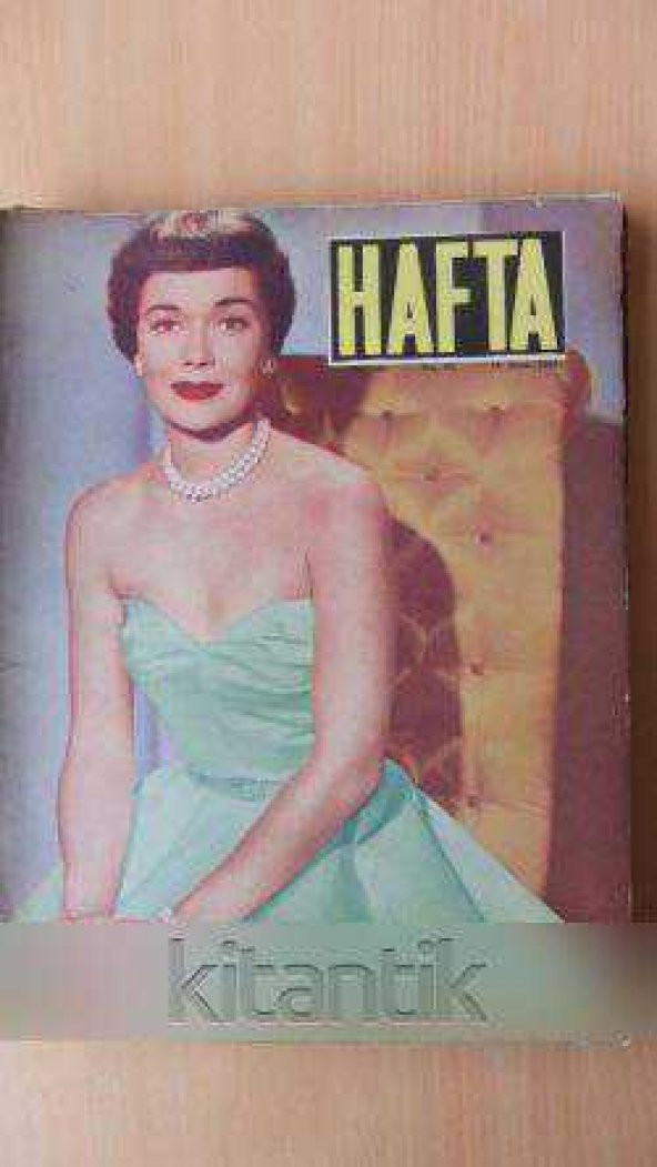 HAFTA *  Sayı:120/ Cilt:5/ 11  OCAK  1951 * Memleket ve dünya hadiselerini takip eder;haftanın en seçme yazı ve resimlerini verir siyasi mecmua
