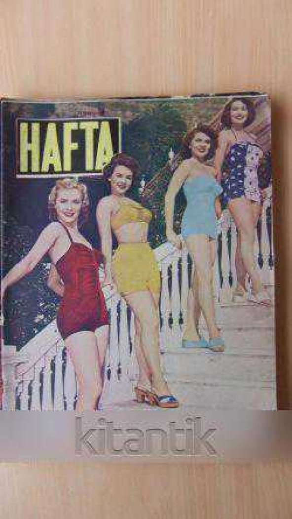 HAFTA *  Sayı:101/ Cilt:5/  31 AĞUSTOS  1951 * Memleket ve dünya hadiselerini takip eder;haftanın en seçme yazı ve resimlerini verir siyasi mecmua