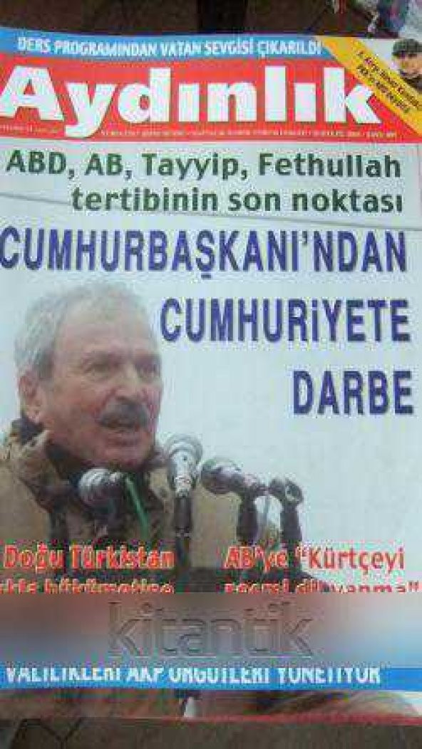 AYDINLIK Haftalık Haber - Yorum Dergisi * 26  Eylül 2004 / Sayı: 897