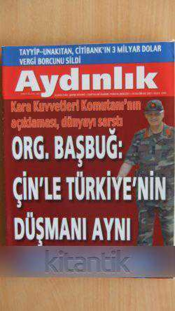 AYDINLIK Haftalık Haber - Yorum Dergisi *  10  HAZİRAN  2007 / Sayı: 1038