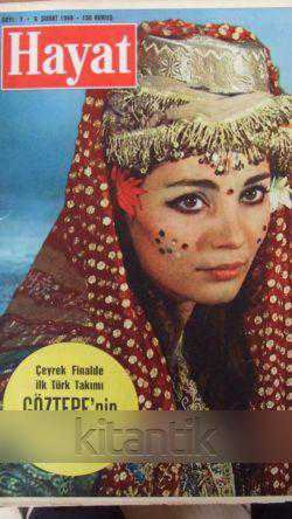 HAYAT  Haftalık Mecmua  Yıl: 14   - Sayı: 7 -  6  ŞUBAT 1969 ürün görseli