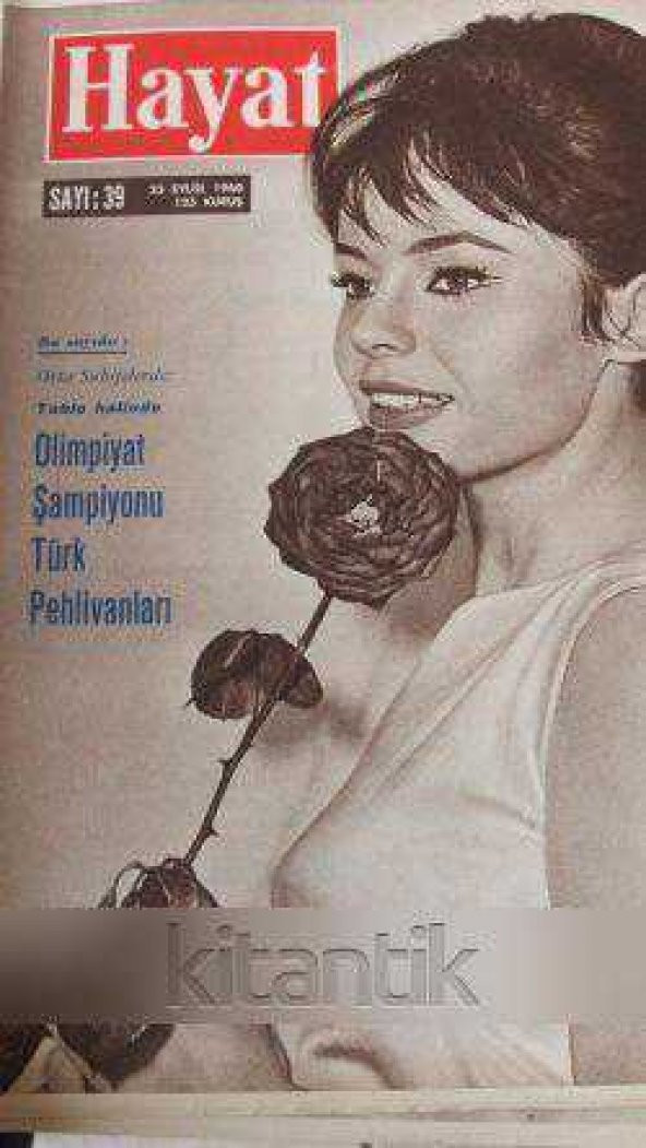 HAYAT  Haftalık Mecmua        Sayı: 39   -  23  Eylül  1960 ürün görseli