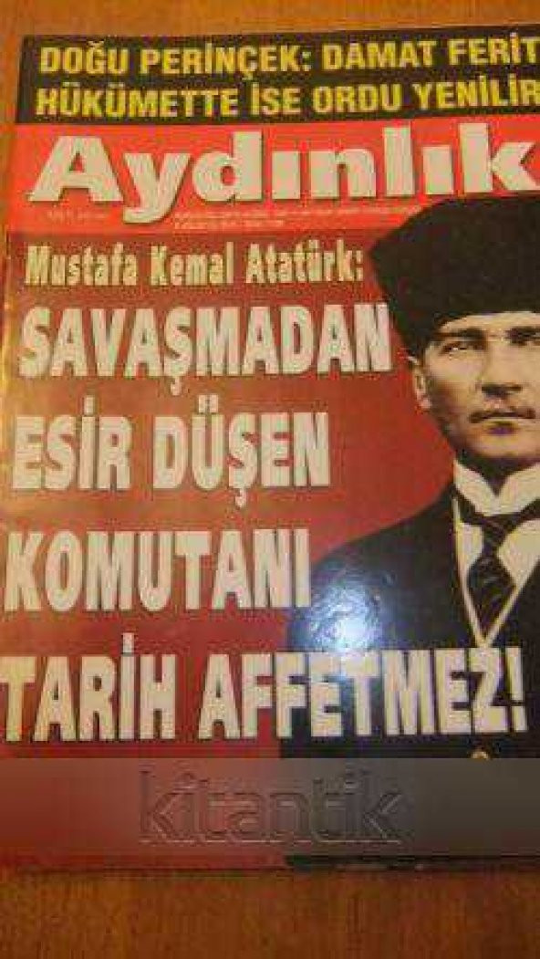 AYDINLIK Haftalık Haber-Yorum Dergisi -  8  Ağustos  2010 / Sayı:1199