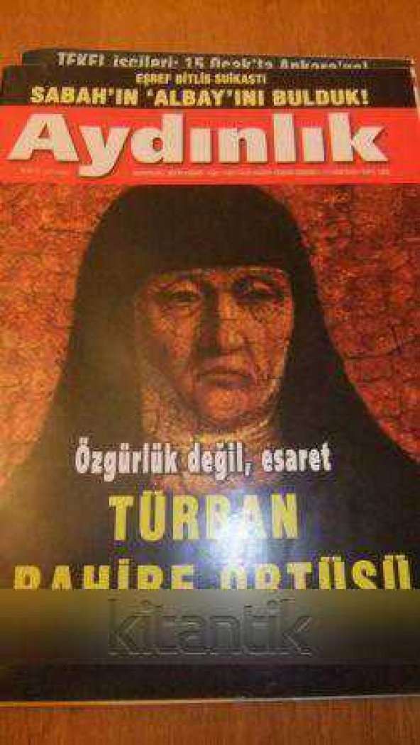 AYDINLIK Haftalık Haber-Yorum Dergisi -  17  Ekim   2010 / Sayı:1209