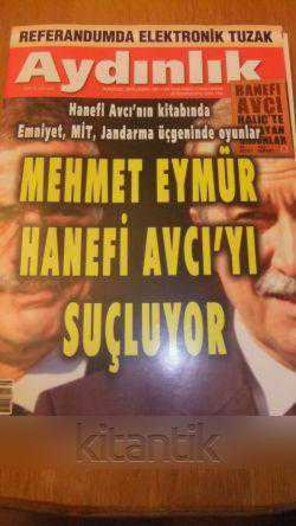 AYDINLIK Haftalık Haber-Yorum Dergisi -  29  Ağustos  2010 / Sayı:1202