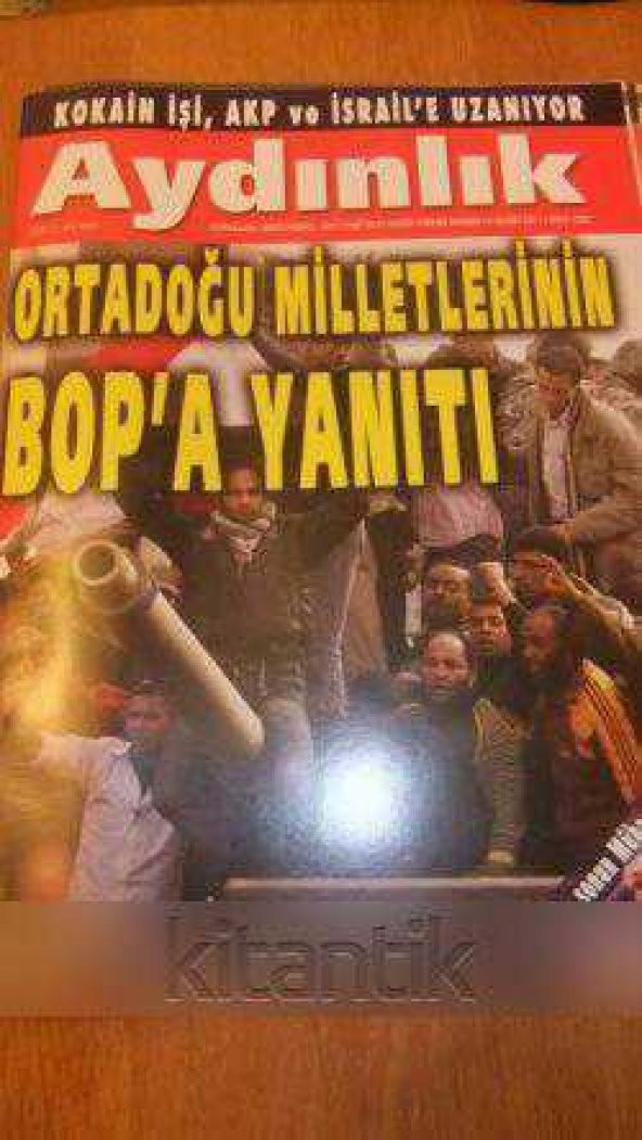 AYDINLIK Haftalık Haber-Yorum Dergisi -  6  Şubat   2011 / Sayı:1225 ürün görseli