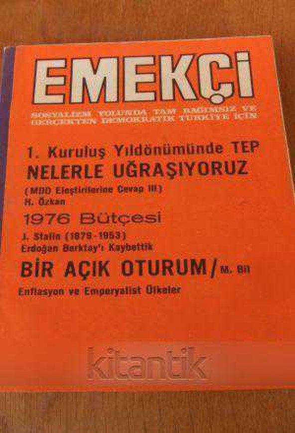 EMEKÇİ  Aylık Dergi * MART 1976 / Sayı: 17