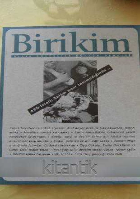 BİRİKİM  Aylık Sosyalist Kültür Dergisi  Sayı: 208 * Ağustos 2006  /   ABD-İSRAİL : ZULÜM SINIR TANIMADIĞINDA