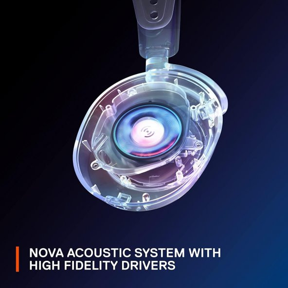 Steelseries Arctis Nova 7 Wireless Ve Bluetooth Kablosuz Oyuncu Kulaklığı - Siyah - 5