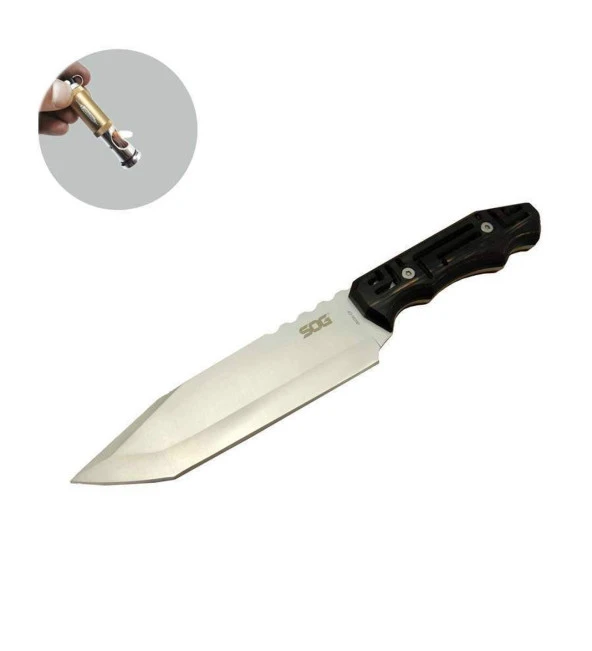 ALSEPETEAVM SOG Serisi JB02K-CP WY-30 CM Tantto Metal Bıçak Lüx S