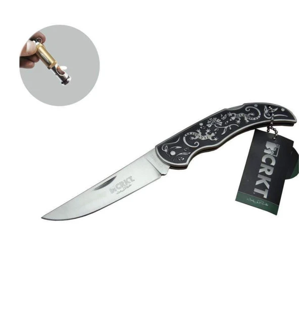 ALSEPETEAVM CRKT Serisi CR-F817-21 CM Metal Bıçak Lüx Set