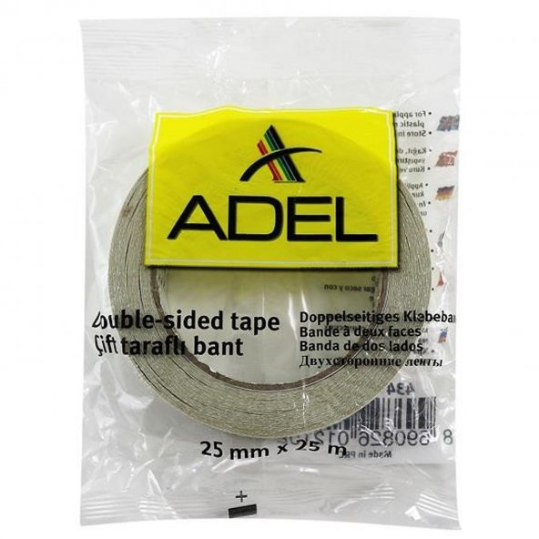 ADEL 19X25 METRE ÇİFT TARAFLI İNCE BANT ŞEFFAF GÜÇLÜ - Resim 3