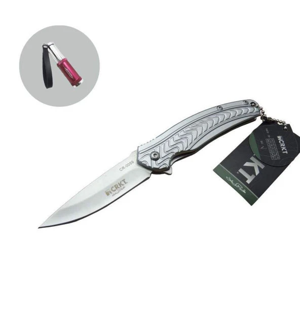 ALSEPETEAVM CRKT Serisi CR-0059GRI-16.5 CM 59 Gri Bıçak Lüx Set