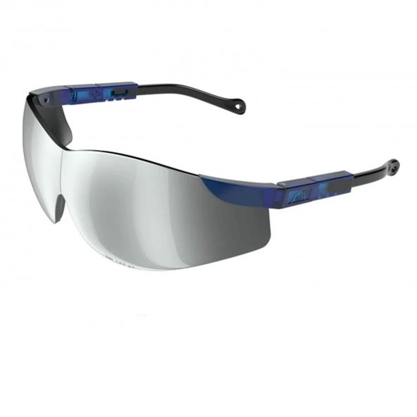 İş Güvenlik Gözlüğü Antifog Buğulanmaz 4 Hareketli Koruyucu Gözlük Gümüş