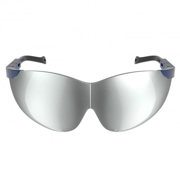 İş Güvenlik Gözlüğü Antifog Buğulanmaz 4 Hareketli Koruyucu Gözlük Gümüş - 5