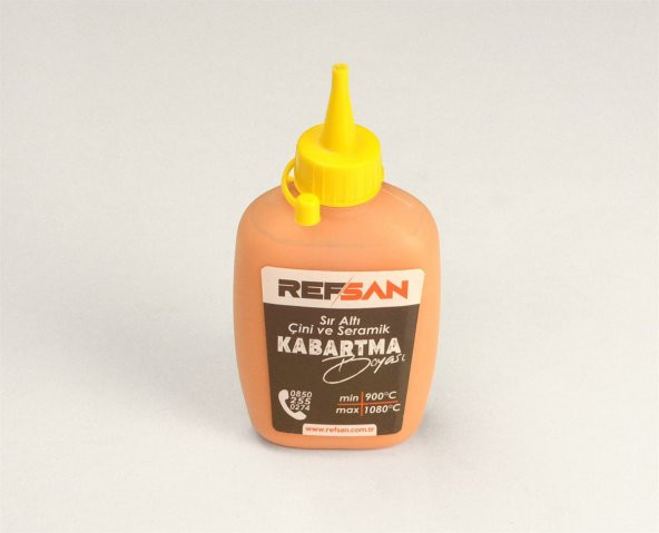Kabartma Boyası Açık Turuncu 100 Gr - 2