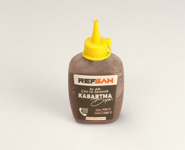 Kabartma Boyası 340 Koyu Kahve 100 Gr